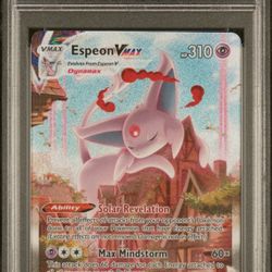 PSA 10 Espeon Vmax Alt Art Fashion Strike