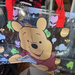 clear winnie the phoo toe bag