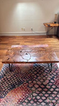 Coffee table with end table