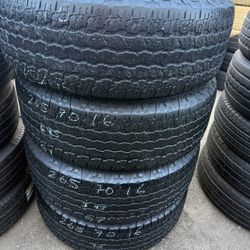265/70R16 Goodyear Set 