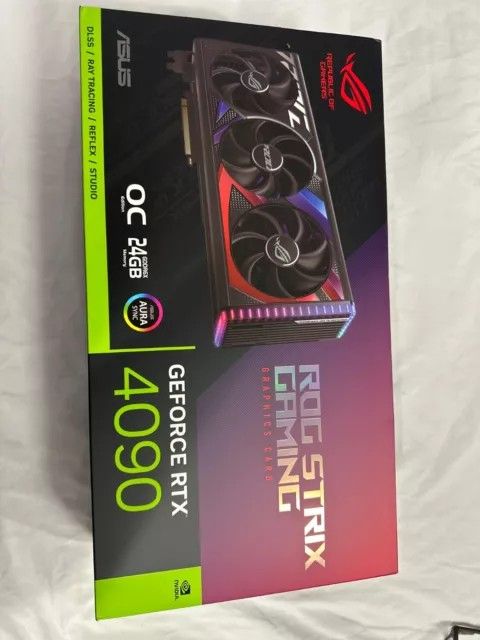 ASUS ROG Strix GeForce RTX 4090 OC 24GB GDDR6X Graphics Card
