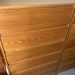 Wood six drawer chest of drawers. I have two of them.