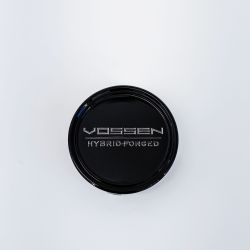 Vossen Hybrid Forged Center Cap Gloss Black With Gunmetal Lettering OD 74mm