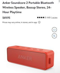 Anker Bluetooth Speaker