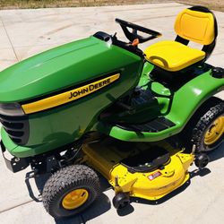 John Deere x324 4-Wheel Steer Riding Mower NEED GONE 
