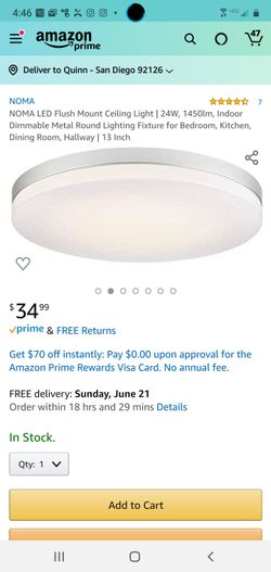 LED flush mount