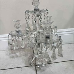 Vintage Heisey Old Williamsburg 3 light candelabra