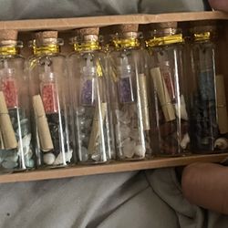 Message Crystal Bottles 