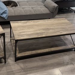 Coffee Table And 2 End Tables (set)