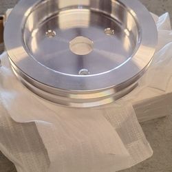New Aluminum Crankshaft Pulley 2 Groove  Sbc Chevrolet  Short Water Pump.  Also Water Pump Pulley  O5her Listings. 35th Ave And McDowell Phx 