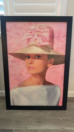 Audrey Hepburn Framed Portrait Poster