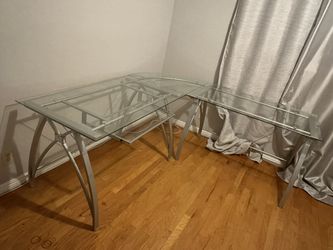 Glass Desk 