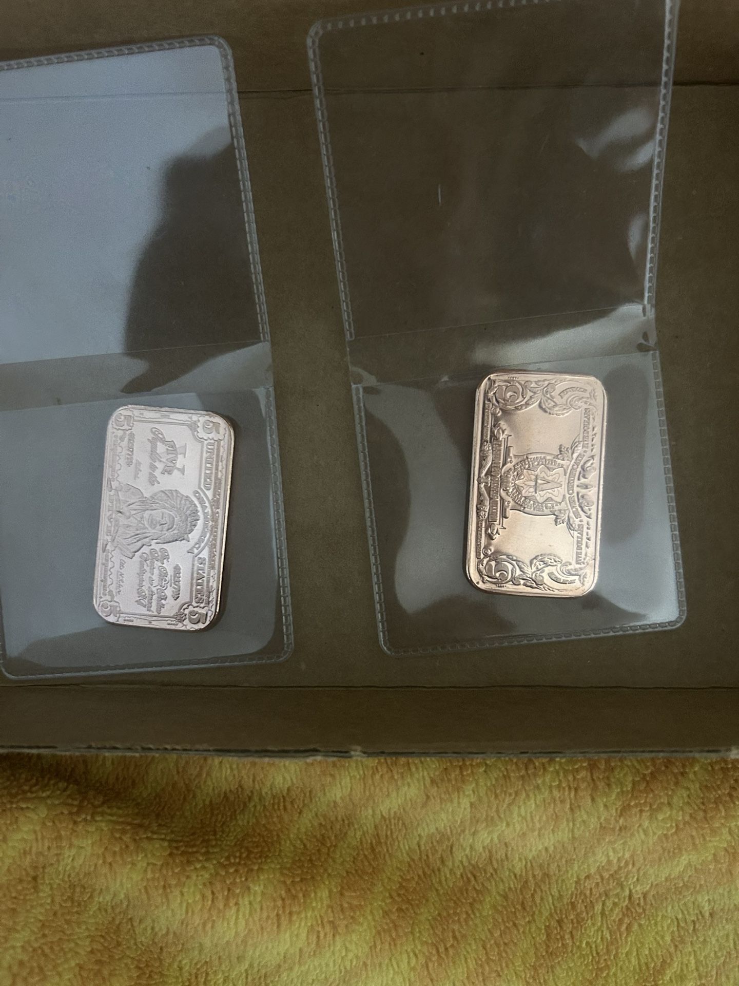 2 Units Of 1 oz $5 Banknote Copper Bar (New)