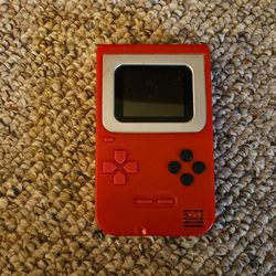 268 Games In 1 Red Video Game Handheld