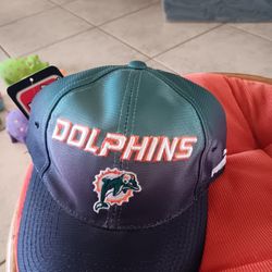Y2k Miami Dolphins X.puma Iridescent Hat Nwt