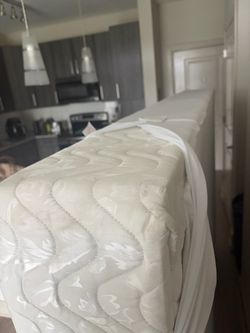 Queen Size Wooden Frame Box Spring - Clean Condition