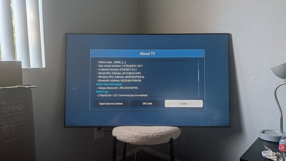 Samsung 50" Crystal UHD 4K Smart TV Powered by Tizenâ„¢