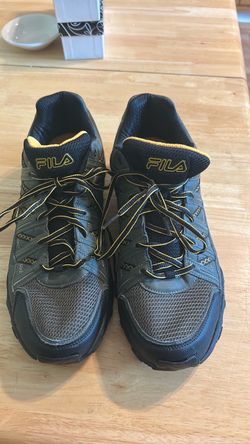 Fila Men's Athletic Sneakers Gray Yellow