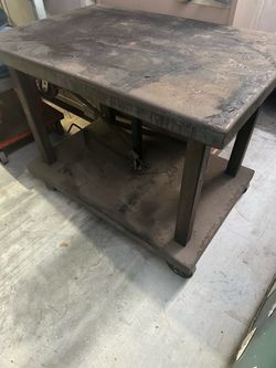 Die cart heavy machinery Machinist hydraulic Table dolly cart tool
