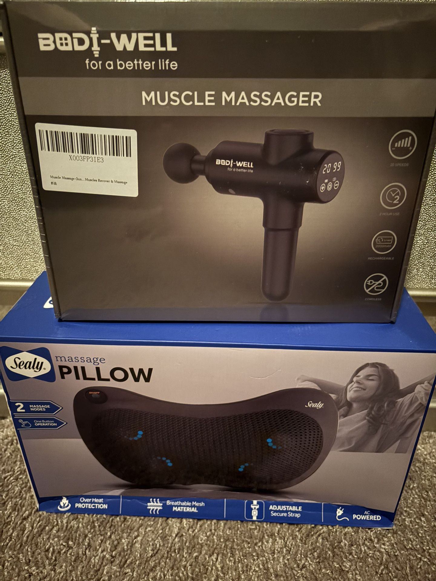 Muscle Massager And Pillow Massager
