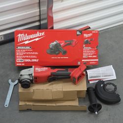 Milwaukee M18 18V Brushless Cordless 4-1/2 in./5 in Grinder w/Paddle Switch (Tool-Only) NOT M18 Fuel