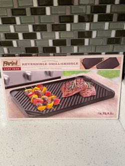 Panini Premium cast iron reversible griddle