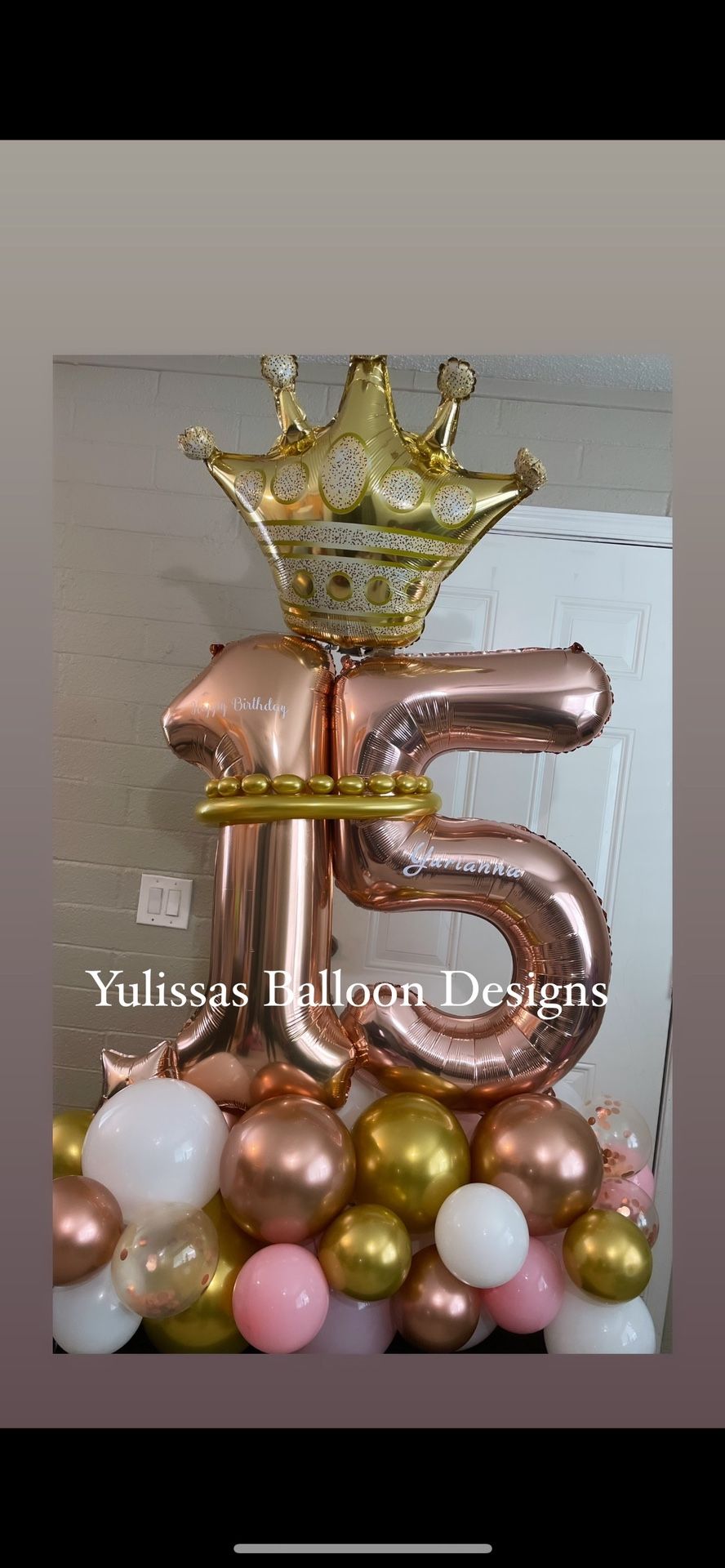 Balloon bouquets