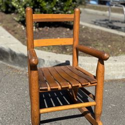 Toddler / Baby Rocking Wood Chair 
