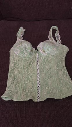 Green corset top