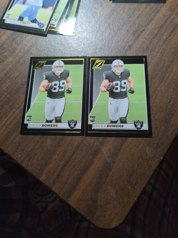 BROCK BOWERS FOOTBALL CARD.