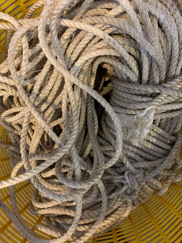 400+ feet of marine rope triple braided nylon (Funds go to non profit