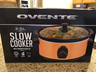 Ovente Slow cooker and panini grill COMBO