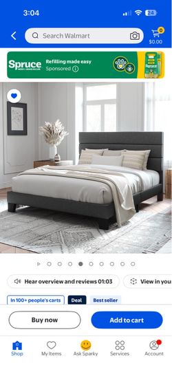 Wooden Bed Frame with head board