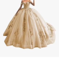 Champagne Quince Dress