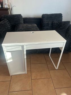 White desk