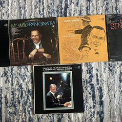 Frank Sinatra Vinyl Record Lot (5 LPs) – My Way, Cycles, Jobim & More