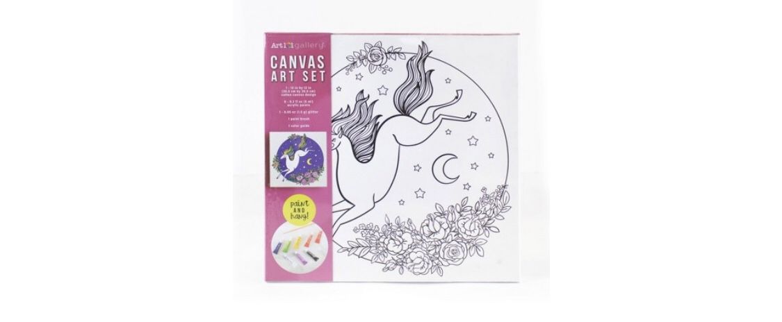 Art 101 Gallery Canvas Art Set - Unicorn