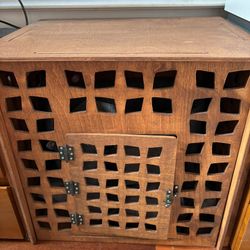 Small Wooden Dog Crate 