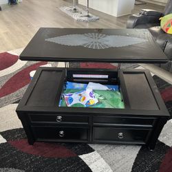 Coffee Table With Lifttop And Glass Table With Beautiful Design