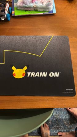 Pokemon 25th Anniversary Celebration "Train On" Premium Playmat