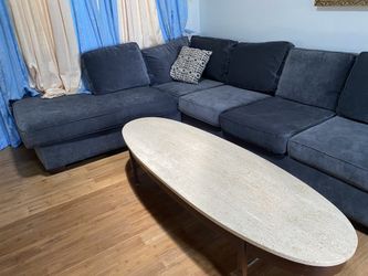 Table and sofa