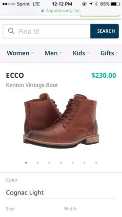 Ecco Kenton Vintage boots size 43