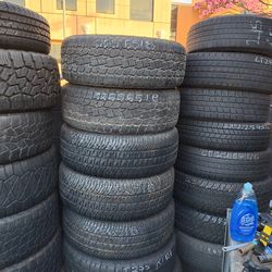 Used tires $50 each installed and balanced