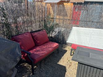 2 red Couches