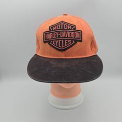 Harley Davidson Motorcycles Rubber Patch Logo Fitted HatSize 2XL