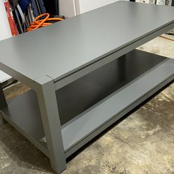 Gray Wood Coffee Table