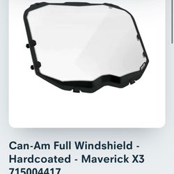 Can-Am Windshield