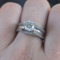 ~1.5kt Diamond Wedding/Engagement Set