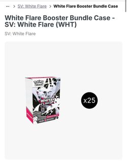 White Flare Booster Bundle Case