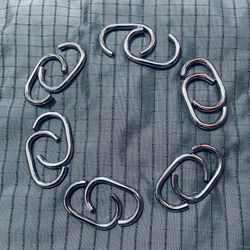 Brand New Stainless Steel Shower Curtain Hooks $6:50